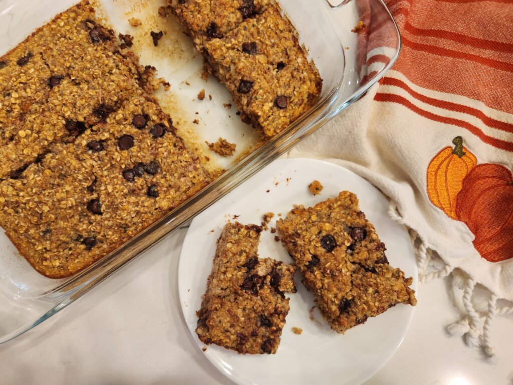 Pumpkin Oatmeal Bars