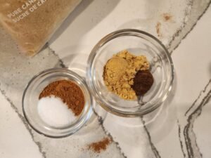 Gingerbread Cookies Spiced Added to Butter