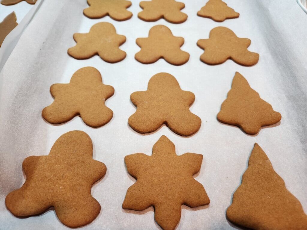 Freshly Baked Soft Gingerbread Cookies