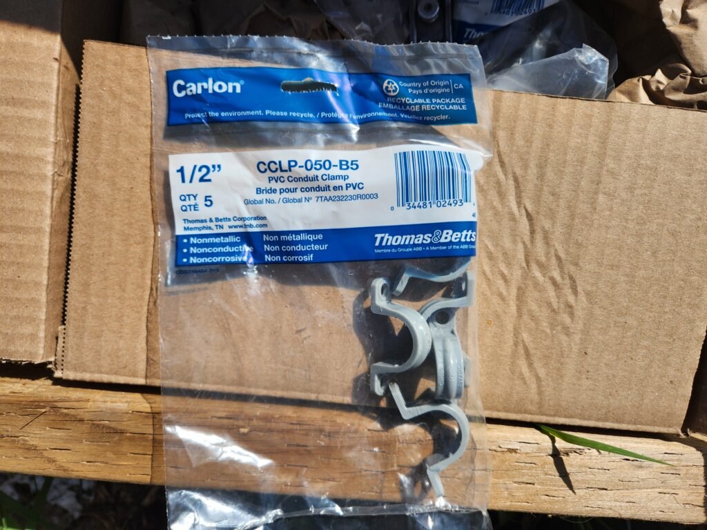 PVC conduit clips