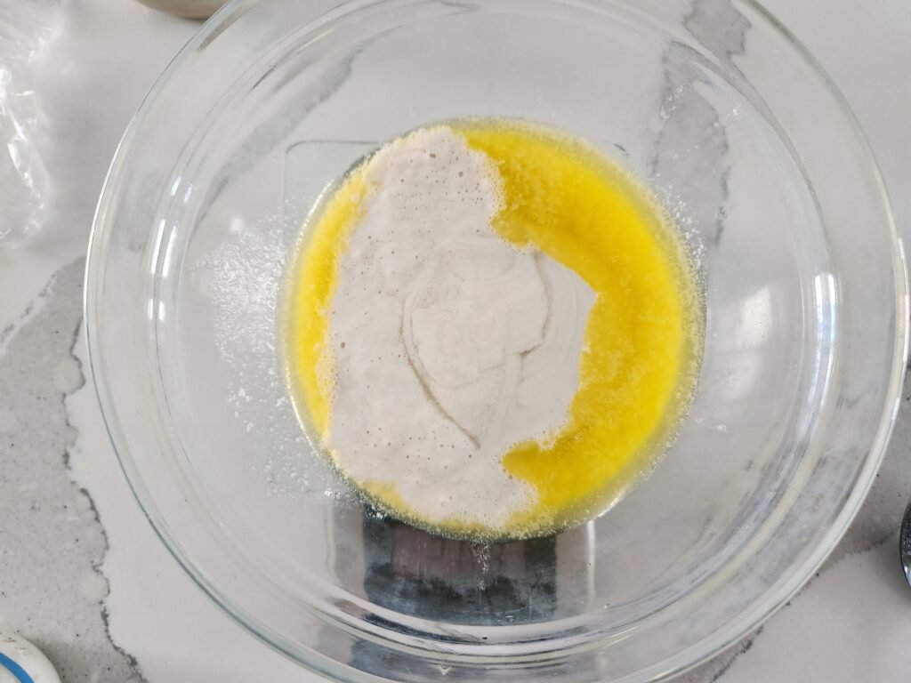 Sourdough Discard and Melted Butter 