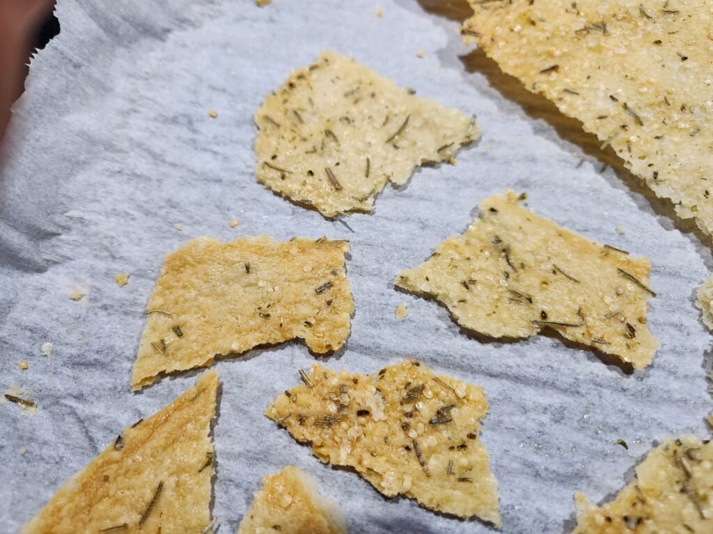 Two Ingredient Sourdough Crackers 