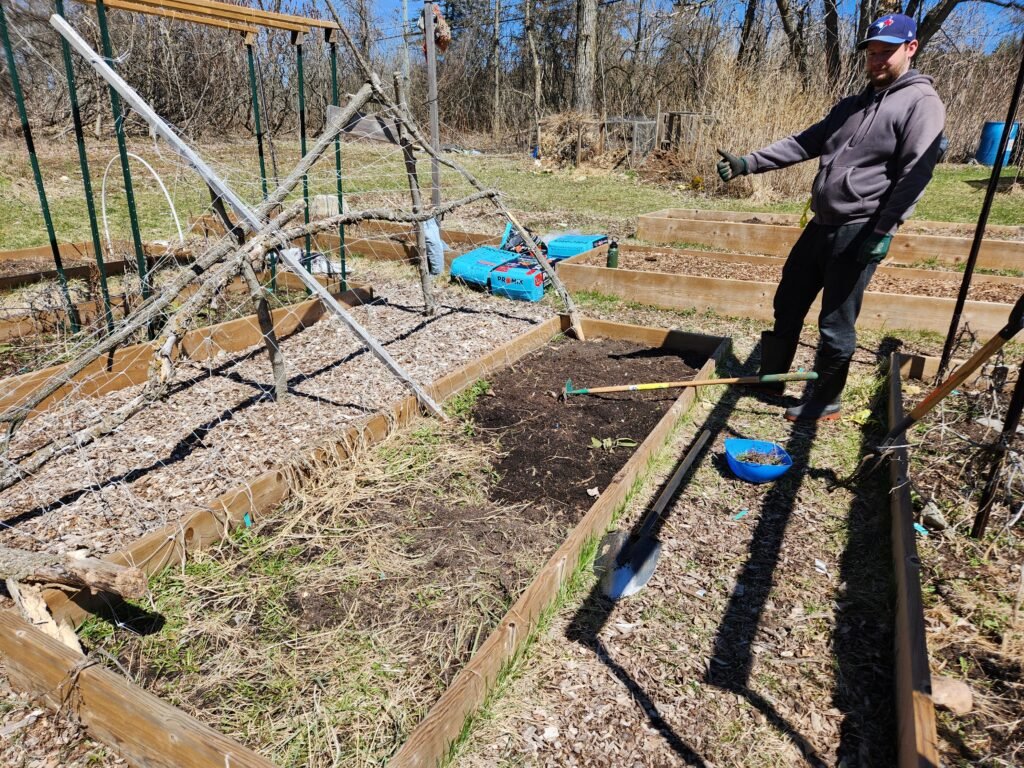 Garden Bed Mid Cleanup with Gord