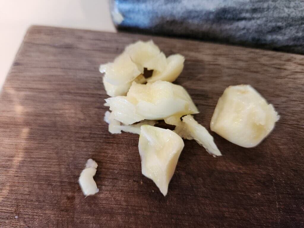 Raw Garlic Mashed