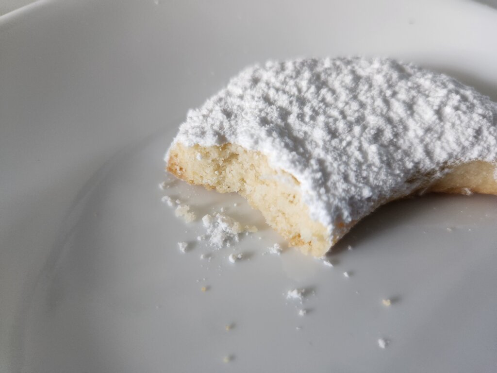 Bitten Into Greek Easter Cookie