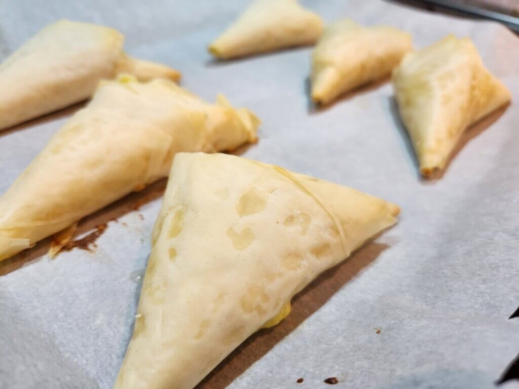 Freshly Baked Traditional Greek Triopita