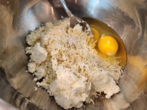 Triopita Mixture in a Bowl