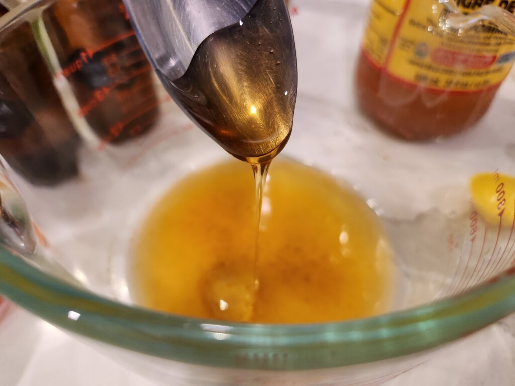 Adding Honey to Quick Fire Cider