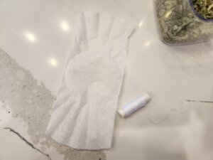 Cut Coffee Filter Into a Rectangle First