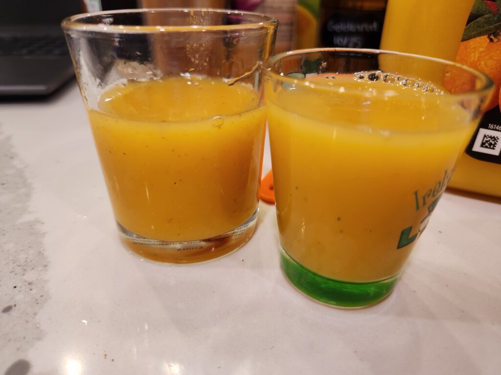 Quick Fire Cider with Orange Juice in One Dose Shot