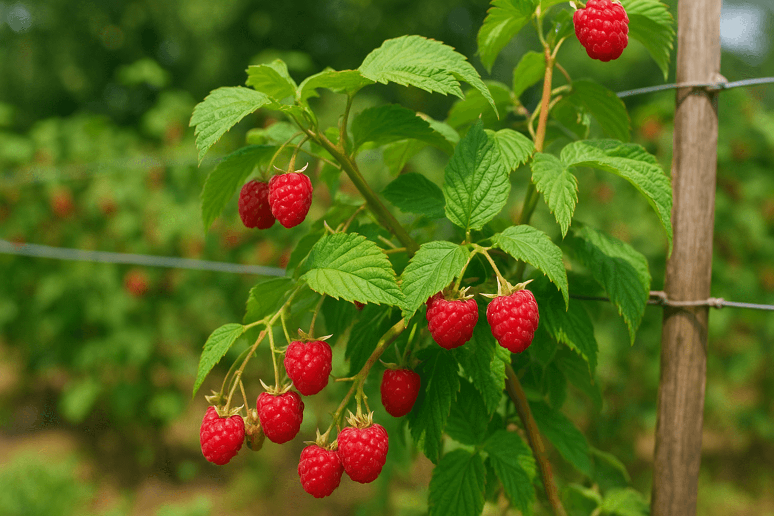 How to Grow Red Raspberries (Summer-Bearing and Fall-Bearing) - DBS ...