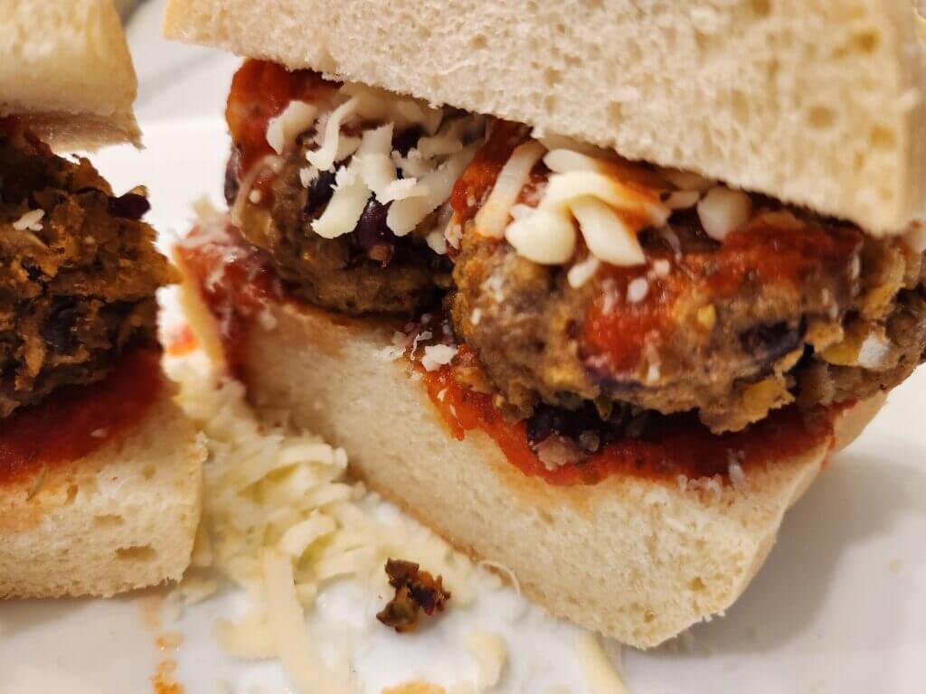 Lentil Meatball Sandwich
