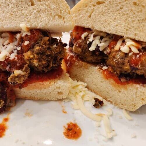 Lentil Meatballs with Ground Beef - Healthy Meatball Recipe