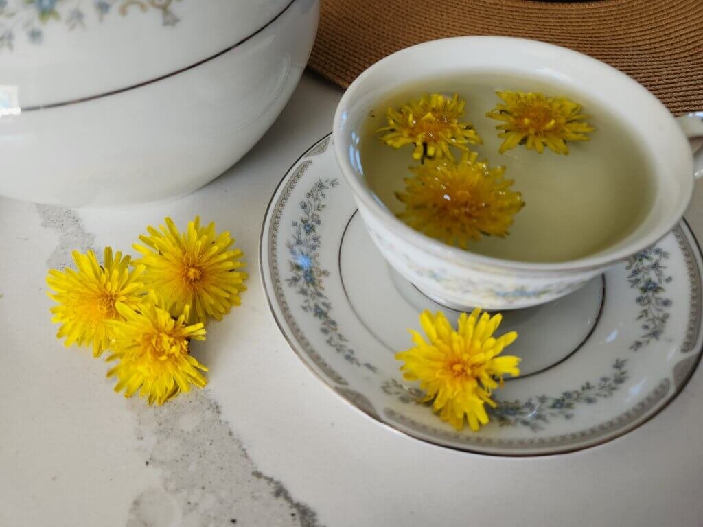 Dandelion Flower Tea
