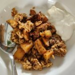 Apple Crisp with Homemade Granola Topping