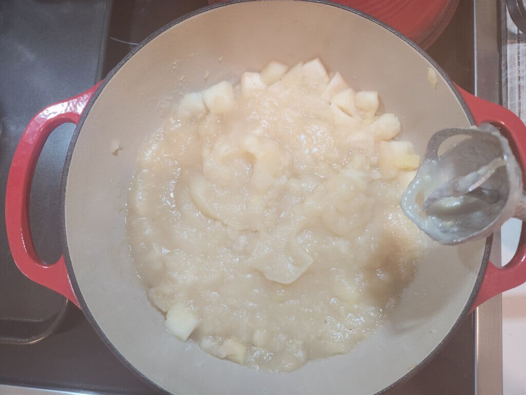 Apples Cooked Ready to Blend