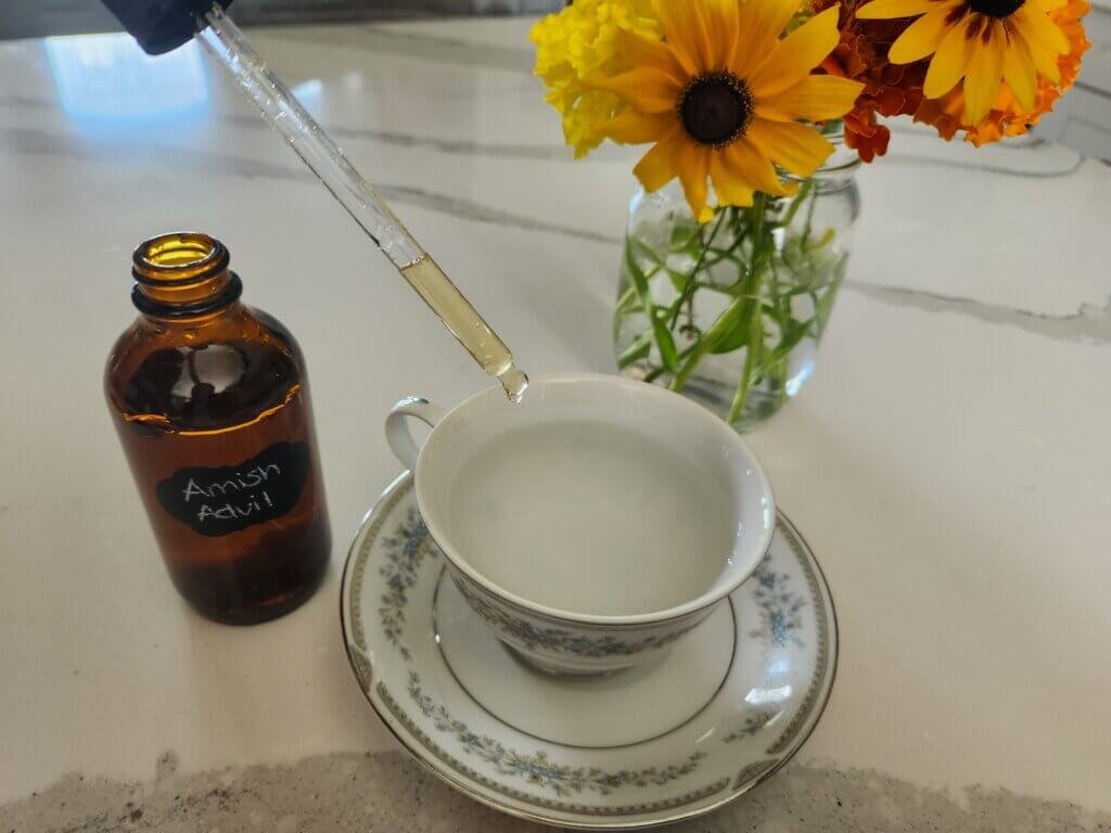 Amish Advil Being Used
