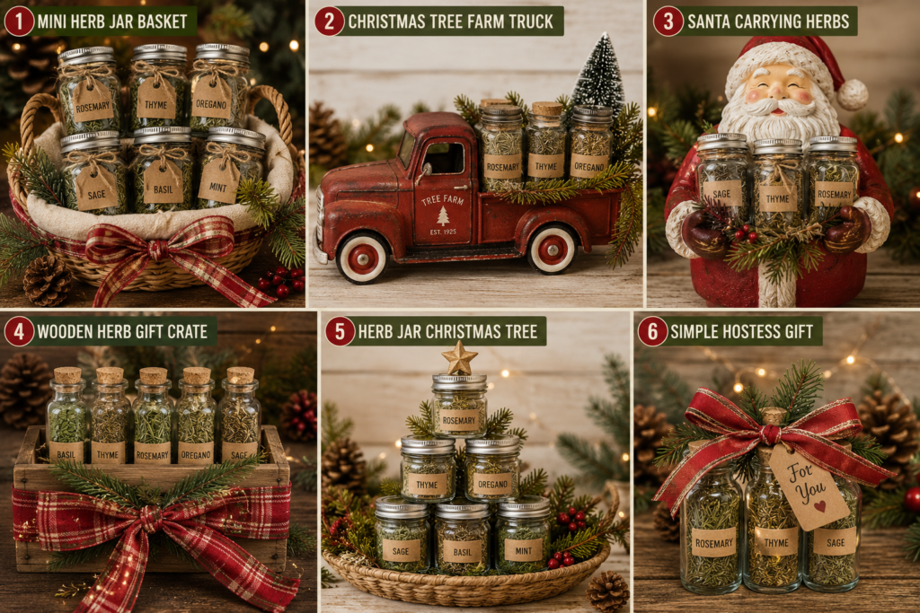 Christmas Herb Gift Set Inspiration Ideas