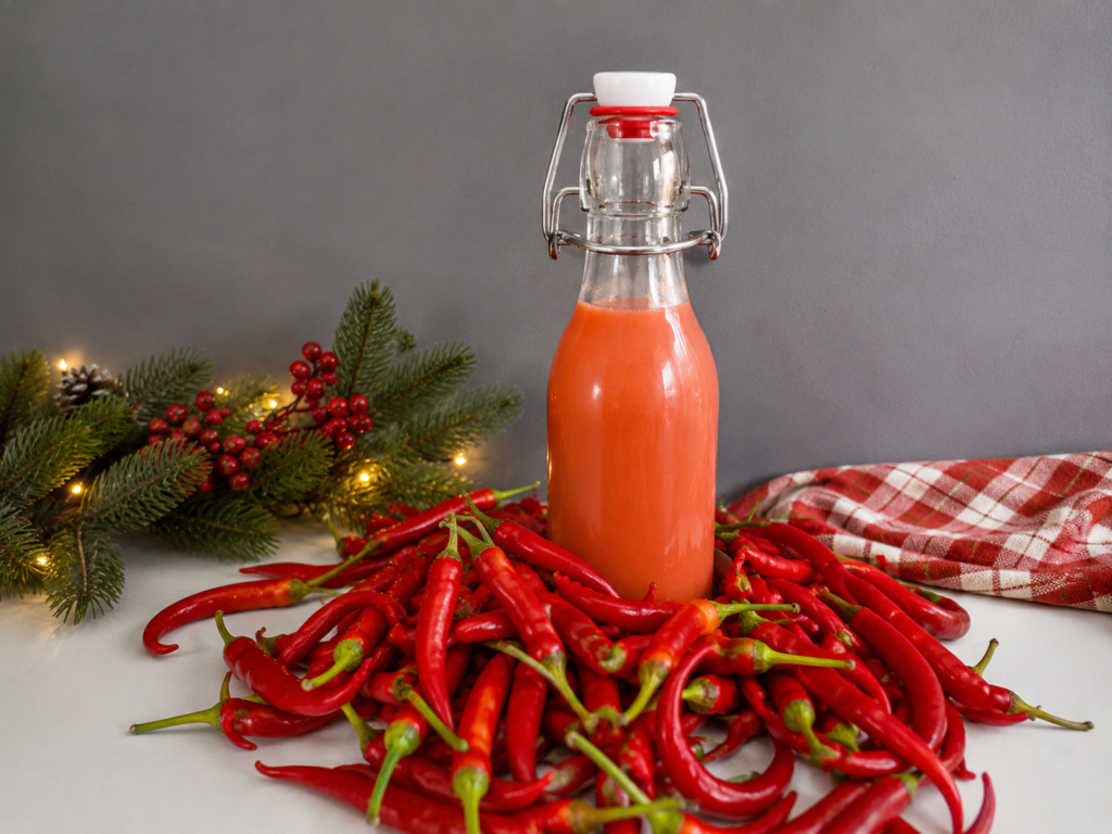 Fermented Cayenne Pepper Hot Sauce to Gift
