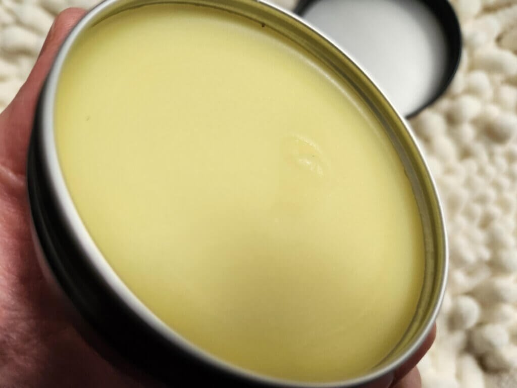 Closeup of the salve