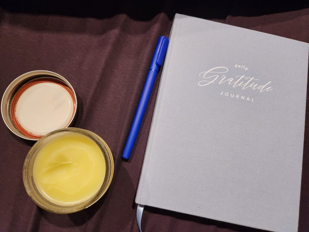 Homemade Salve Being Used